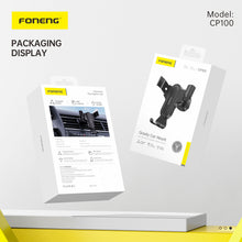 Заредете изображение във визуализатора на галерията – Foneng Car holder CP100 gravity to air vent black
