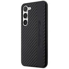 Заредете изображение във визуализатора на галерията – AMG AMHCS23SBLSCA S23 S911 black/black hardcase Carbon Stripe&amp;Embossed
