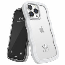 Заредете изображение във визуализатора на галерията – Adidas OR Wavy Case iPhone 13 Pro /13 6.1" white-transparent/white-transparent 51903
