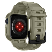 Заредете изображение във визуализатора на галерията – SPIGEN Rugged Armor ”PRO” case for APPLE WATCH 4 / 5 / 6 / 7 / 8 / SE (44 / 45 MM) vintage khaki

