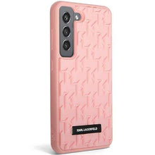 Заредете изображение във визуализатора на галерията – Original faceplate case KARL LAGERFELD KLHCS23SRUPKLPK for SAMSUNG S23 Plus (Rubber Mono Logo Plate / black)
