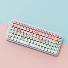 Заредете изображение във визуализатора на галерията – Ugreen KU101 Bluetooth/USB-C Wireless Mechanical Keyboard with Backlight - Pink
