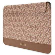 Заредете изображение във визуализатора на галерията – Guess GUCS14HGCFSEW 14" case - brown GCube Stripes
