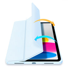 Заредете изображение във визуализатора на галерията – Dux Ducis Copa case for iPad 10.9'' 2022 (10 gen.) smart cover stand blue
