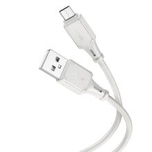 Заредете изображение във визуализатора на галерията – HOCO cable USB to Micro 2,4A Assistant X101 gray (30pcs/box)
