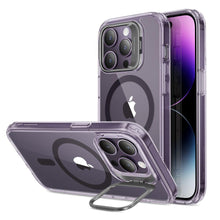 Заредете изображение във визуализатора на галерията – ESR CLASSIC KICKSTAND HALOLOCK MAGSAFE IPHONE 14 PRO MAX CLEAR/PURPLE
