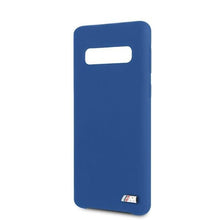 Заредете изображение във визуализатора на галерията – Etui hardcase BMW BMHCS10MSILNA S10 niebieski/navy Silicone M Collection
