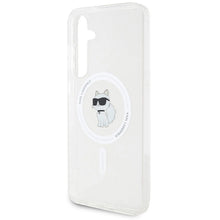 Заредете изображение във визуализатора на галерията – Karl Lagerfeld IML Choupette MagSafe case for Samsung Galaxy S24+ - transparent

