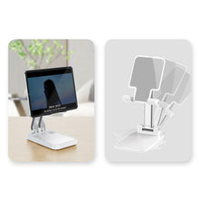 Заредете изображение във визуализатора на галерията – Folding phone stand for tablet (K15) - white
