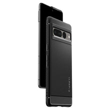Заредете изображение във визуализатора на галерията – Spigen RUGGED ARMOR GOOGLE PIXEL 7 PRO MATTE BLACK
