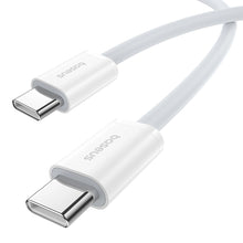 Заредете изображение във визуализатора на галерията – Baseus Superior Series ll USB-C - USB-C 30W 480Mb/s cable 1m - white
