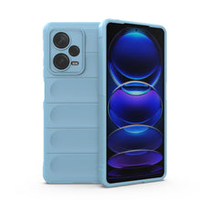 Заредете изображение във визуализатора на галерията – Magic Shield Case for Xiaomi Redmi Note 12 Pro+ flexible armored cover light blue
