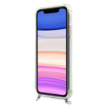 Заредете изображение във визуализатора на галерията – Guess GUHCN61KC4GSSI iPhone 11 6,1" / Xr Transparent hardcase 4G Silver Chain
