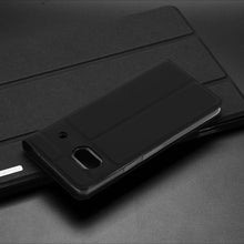 Заредете изображение във визуализатора на галерията – Dux Ducis Skin Pro Case for Google Pixel 7a Flip Card Wallet Stand Blue
