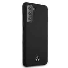 Заредете изображение във визуализатора на галерията – Original faceplate case MERCEDES MEHCS21SSILBK for SAMSUNG S21 (Silicone Line / black)

