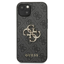Заредете изображение във визуализатора на галерията – Original Case GUESS 4G Big Metal Logo GUHCP13M4GMGGR for Iphone 13 grey
