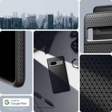 Заредете изображение във визуализатора на галерията – Spigen Liquid Air case for Google Pixel 7 black
