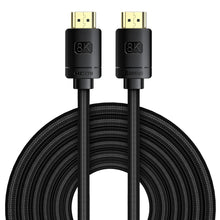 Заредете изображение във визуализатора на галерията – HDMI cable - HDMI 8K 8m Baseus High Definition Series - black
