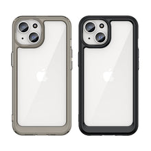 Заредете изображение във визуализатора на галерията – iPhone 15 Plus Outer Space Reinforced Case with Flexible Frame - Black
