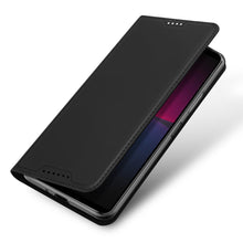 Заредете изображение във визуализатора на галерията – Dux Ducis Skin Pro Case for Sony Xperia 10 V Flip Card Wallet Stand Black
