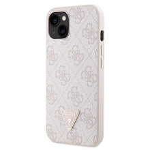 Заредете изображение във визуализатора на галерията – Guess GUHCP14XP4TDSCPP case for iPhone 14 Pro Max 6.7" - pink Crossbody 4G Metal Logo
