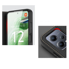 Заредете изображение във визуализатора на галерията – Dux Ducis Skin X2 Case For Xiaomi Redmi Note 12 5G / Poco X5 5G Cover Flip Wallet Stand Blue
