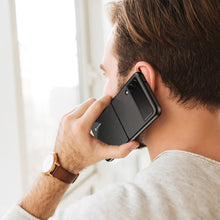 Заредете изображение във визуализатора на галерията – Dux Ducis Fino case is made of nylon material for Samsung Galaxy Z Flip4 black

