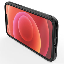 Заредете изображение във визуализатора на галерията – Ring Armor case for iPhone 14 Pro Max armored cover magnetic holder ring black
