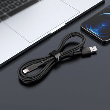 Заредете изображение във визуализатора на галерията – Acefast cable usb a tp lightning 8-pin mfi 2,4a c2-02 silicone 1,2m black
