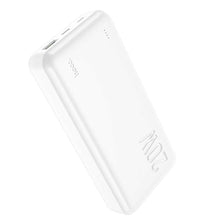 Заредете изображение във визуализатора на галерията – Hoco power bank 20 000mah with lcd pd20w + qc3.0 j87a white - TopMag
