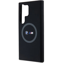 Заредете изображение във визуализатора на галерията – BMW M Silicone Printed Ring MagSafe case for Samsung Galaxy S24 Ultra - black

