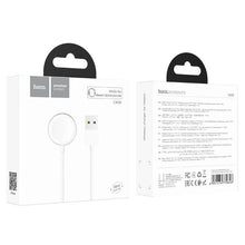 Заредете изображение във визуализатора на галерията – HOCO wireless charger USB for Apple Watch 3W CW39 white
