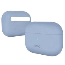 Заредете изображение във визуализатора на галерията – Uniq case Lino AirPods Pro Silicone blue/arctic blue
