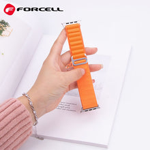 Заредете изображение във визуализатора на галерията – FORCELL F-DESIGN FA13 strap for Apple Watch 38/40/41mm orange
