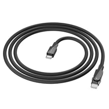Заредете изображение във визуализатора на галерията – Borofone Cable BU41 Kelly - Type C to Type C - PD 60W 1,2 metres black
