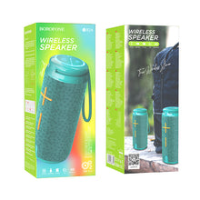 Заредете изображение във визуализатора на галерията – Borofone Portable Bluetooth Speaker BR24 Fashion turquoise
