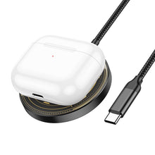 Заредете изображение във визуализатора на галерията – HOCO wirelles charger 3in1 15W support MagSafe charging Discovery CW45 black
