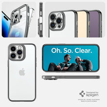 Заредете изображение във визуализатора на галерията – SPIGEN Optik Crystal for IPHONE 14 PRO MAX chrome grey
