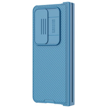 Заредете изображение във визуализатора на галерията – Nillkin CamShield Pro Case (simple) Samsung Galaxy Z Fold 4 cover with camera cover blue

