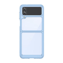 Заредете изображение във визуализатора на галерията – Outer Space Case for Samsung Galaxy Z Flip 3 cover with a flexible frame blue
