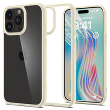 Заредете изображение във визуализатора на галерията – Spigen Ultra Hybrid, sand beige - iPhone 15 Pro
