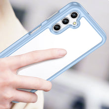 Заредете изображение във визуализатора на галерията – Outer Space Case for Samsung Galaxy A54 5G cover with a flexible frame blue
