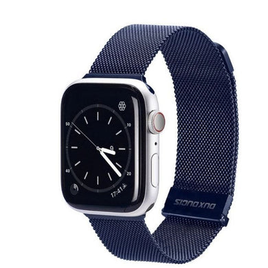 DUX DUCIS Milanese - stainless steel magnetic strap for Apple Watch 38/40/41mm blue