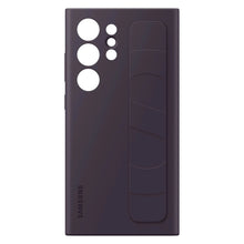 Заредете изображение във визуализатора на галерията – Samsung Standing Grip Case EF-GS928CEEGWW with holder / stand for Samsung Galaxy S24 Ultra - dark purple
