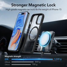 Заредете изображение във визуализатора на галерията – ESR CH HALOLOCK MAGSAFE IPHONE 15 FROSTED BLACK
