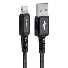 Заредете изображение във визуализатора на галерията – Acefast cable usb a to lightning 8-pin mfi 2,4a c4-02 1,8m black
