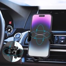 Заредете изображение във визуализатора на галерията – Choetech car air vent clip clamp black (H066)

