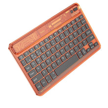 Заредете изображение във визуализатора на галерията – Hoco wireless bluetooth keyboard tranparent discovery s55 citrus
