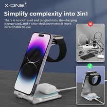 Заредете изображение във визуализатора на галерията – Wireless Charger Stand X-ONE 3in1 22W
