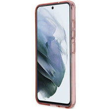 Заредете изображение във визуализатора на галерията – Guess GUHCS23SHCFWSP S23 S911 pink/pink hardcase Flower Collection
